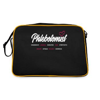Puncture force - Retro Bag - black/gold - Back