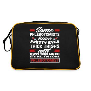 Puncture force - Retro Bag - black/gold - Back