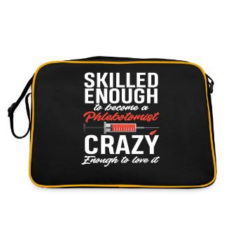 Puncture force - Retro Bag - black/gold - Back