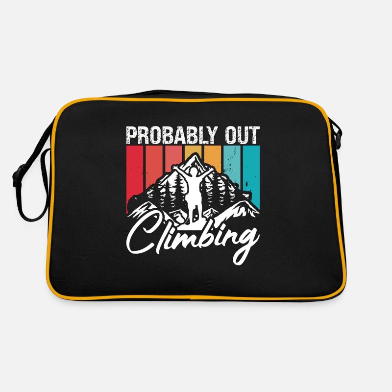 Rock Climbing Probably Out Climbing Retro Boulder Retro Bag