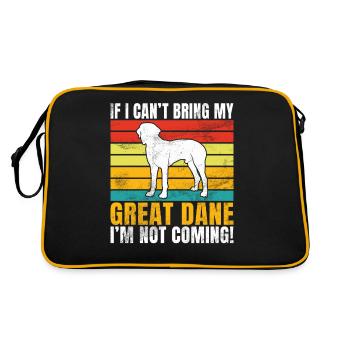 Great Dane Gifts - Retro Bag - black/gold - Back
