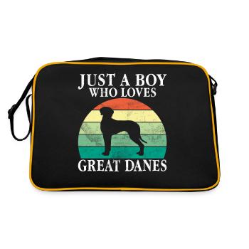 Great Dane Gifts - Retro Bag - black/gold - Back