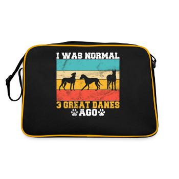 Great Dane Gifts - Retro Bag - black/gold - Back