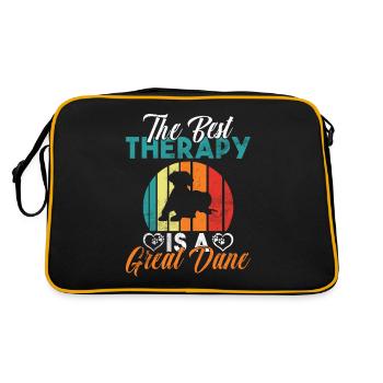 Great Dane Gifts - Retro Bag - black/gold - Back