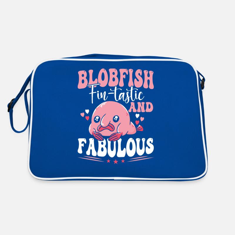 Fin Tassing Blobfish Owner Blobf Fish Retro Bag