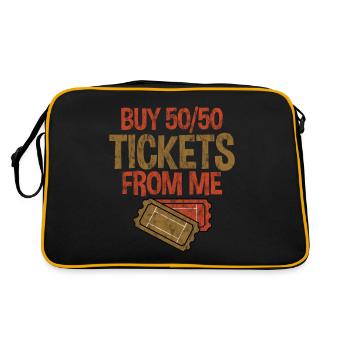 Buy 50 50 Tickets From Me 3 - Retro Bag - black/gold - Back
