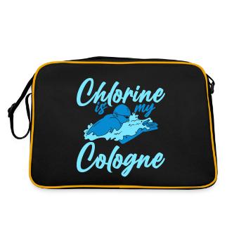 Le chlore est mon eau de Cologne 2 - Sac Retro - noir/or - Dos
