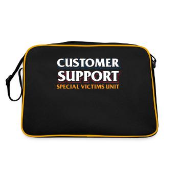 Customer Support Special Victims Unit Job IT - Retro Bag - black/gold - Back