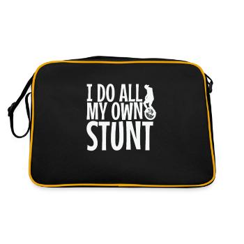 Je fais tout mon propre passe-temps Stunt Unicycle - Sac Retro - noir/or - Dos