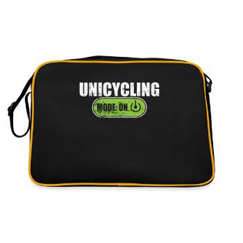 Mode monocycle sur Unicycle Balance Hobby - Sac Retro - noir/or - Dos