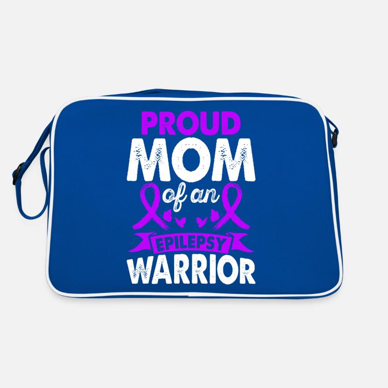 Mutter Von Epilepsie Krieger Bewusstseinsmonat Retro Tasche