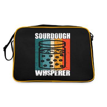 Sourdough Whisperer - Bread Baking Fans - - Retro Bag - black/gold - Back