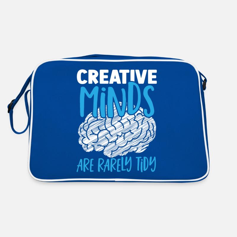 Les esprits créatifs sont rarement rangés Sac Retro