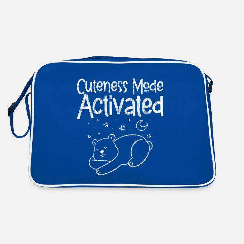 Cuteness Mode Activated 3 Retro Bag