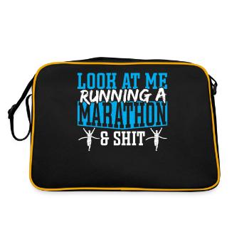 Regardez-moi courir un marathon et - Sac Retro - noir/or - Dos