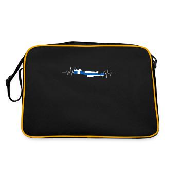 Crete - Retro Bag - black/gold - Back