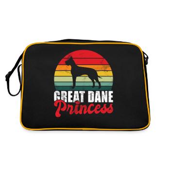 Great Dane Gifts - Retro Bag - black/gold - Back