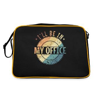 I'll be on my Office in the Forrest - Retro Bag - black/gold - Back