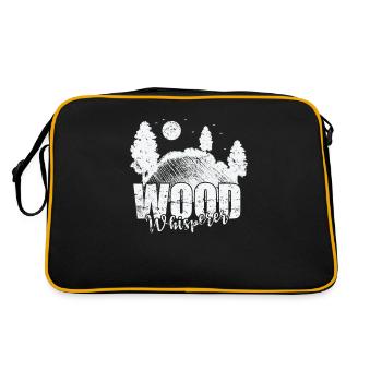 Wood Whisperer Forest Worker Forestry Worker - Retro Bag - black/gold - Back