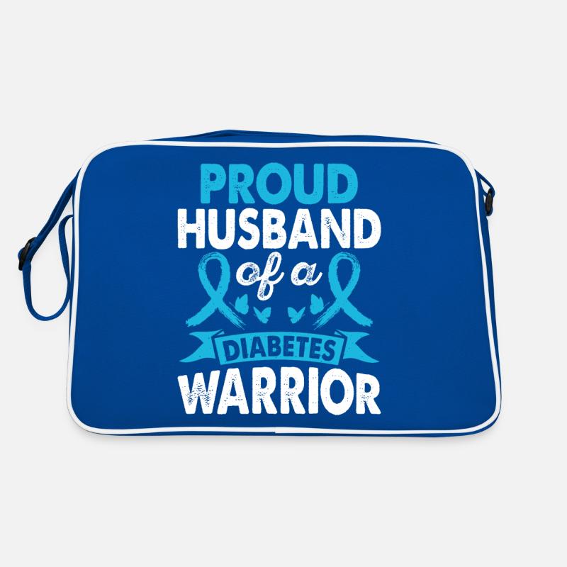 Mari du Diabetes Warrior Mois du Sac Retro