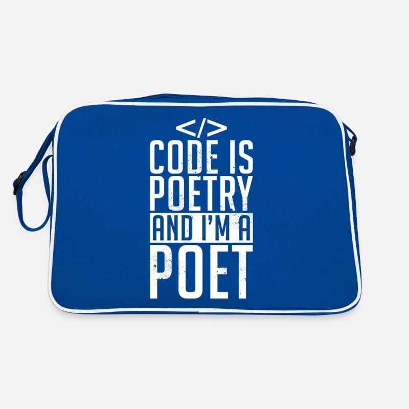 Programmierer Entwickler Coder Code Retro Tasche