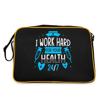 Registered Nurse - Retro Bag - black/gold - Back