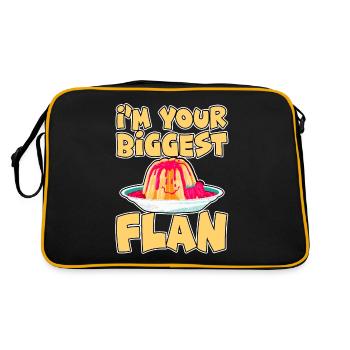 I'm Your Biggest Flan 2 - Retro Bag - black/gold - Back