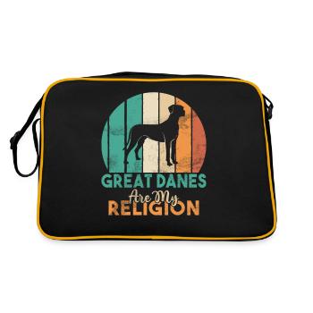 Great Dane Gifts - Retro Bag - black/gold - Back