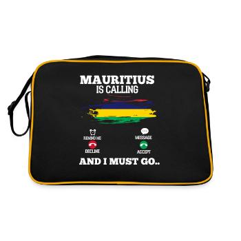 Mauritius - Retro Bag - black/gold - Back