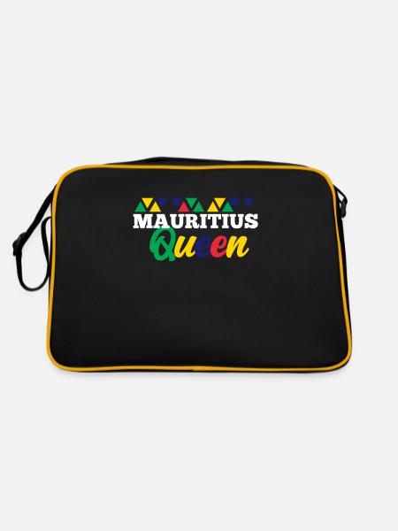 Mauritius - Retro Bag - black/gold - Back