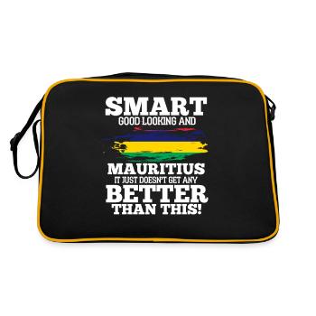 Mauritius - Retro Bag - black/gold - Back