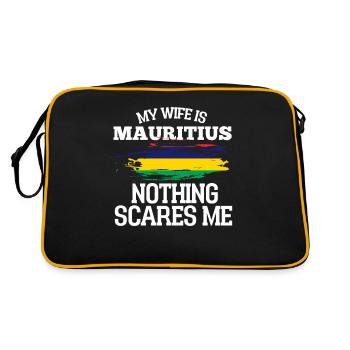 Mauritius - Retro Bag - black/gold - Back
