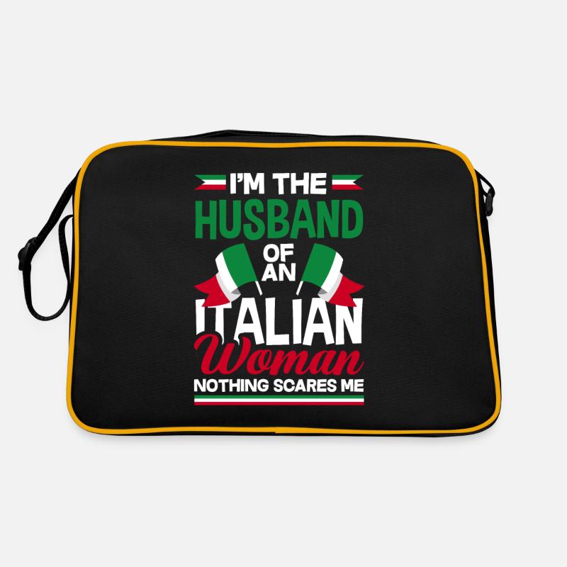 Lustiges Italien Geschenk Retro Tasche