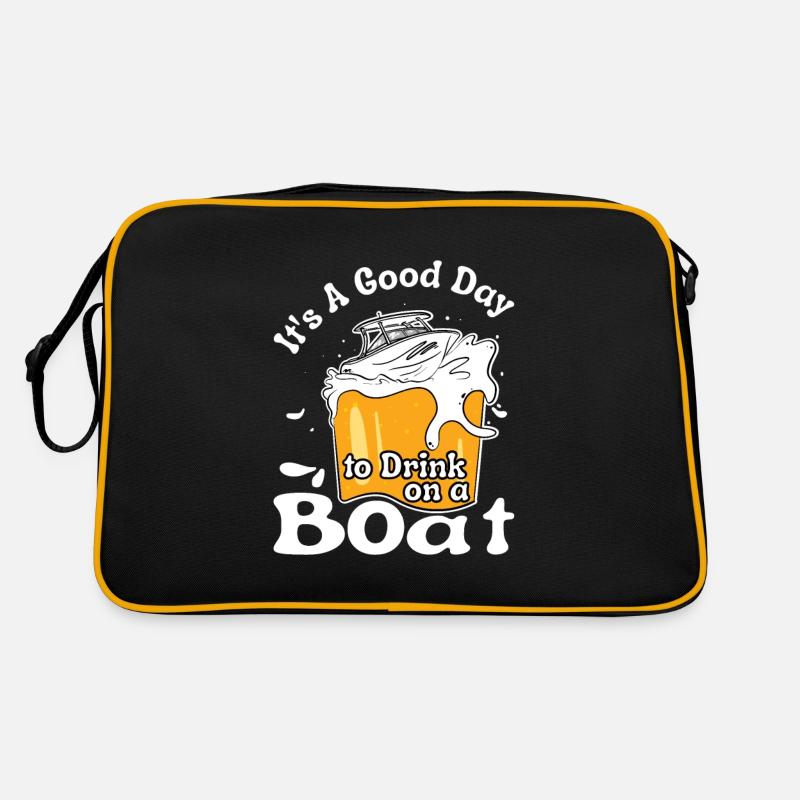 Drink auf einem Boot Retro Tasche