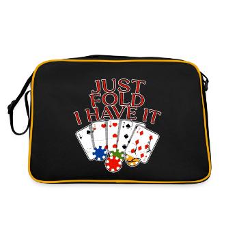 Juste plier je l’ai 4 - Sac Retro - noir/or - Dos