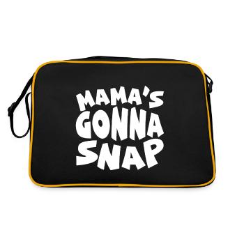Maman va Snap - Sac Retro - noir/or - Dos