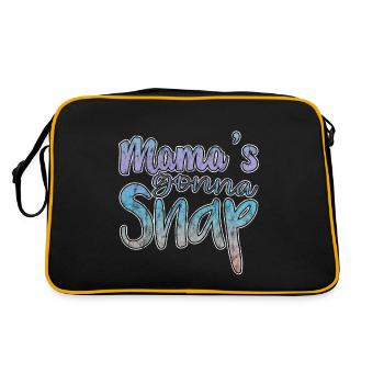 Mama's going to Snap 3 - Retro Bag - black/gold - Back