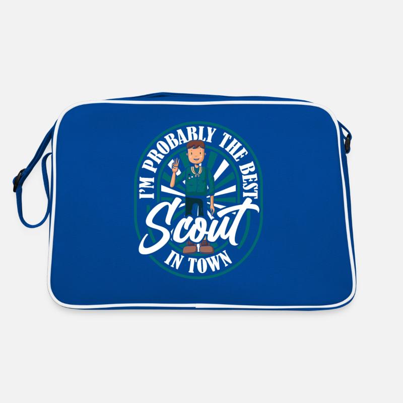 Boy Scout Badge Retro Bag