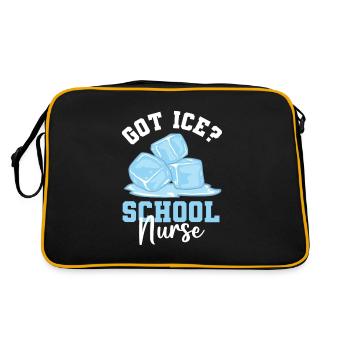 Got Ice Schulschwester - Retro Tasche - Schwarz/Gold - Hinten