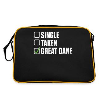 Great Dane Gifts - Retro Bag - black/gold - Back