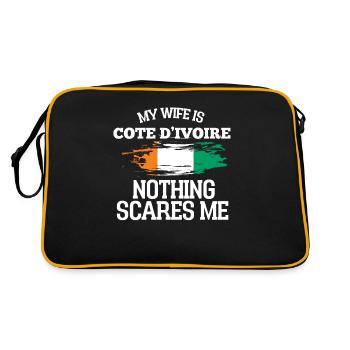 Ivory Coast Wife - Retro Bag - black/gold - Back
