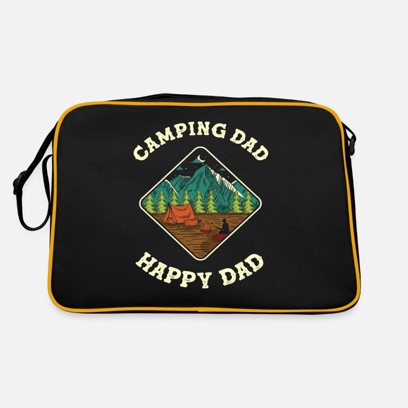 Camping Papa Vatertagsgeschenk Vatertag Camper Retro Tasche