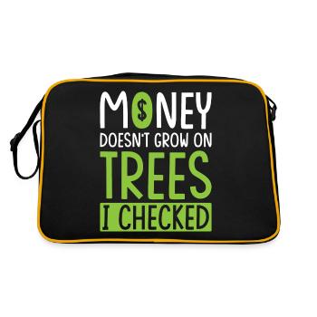 Gift for Finance Managers - Retro Bag - black/gold - Back
