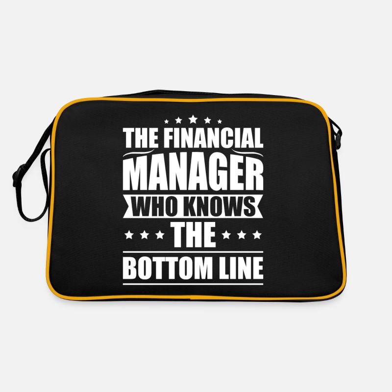 Gift for Finance Manager Retro Bag