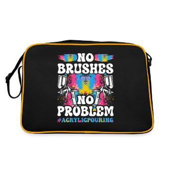 Cool Artistry Verser la peinture acrylique couleur - Sac Retro - noir/or - Dos