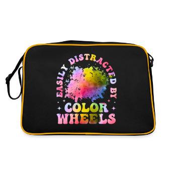 Artiste cool Art Acrylique Peintre Casting Couleur - Sac Retro - noir/or - Dos