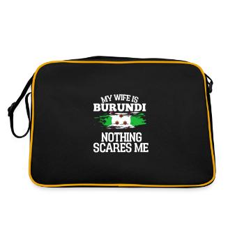 Épouse du Burundi - Sac Retro - noir/or - Dos