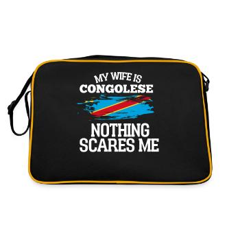 Congo Épouse - Sac Retro - noir/or - Dos