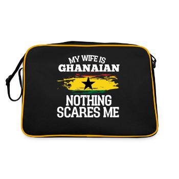 Épouse du Ghana - Sac Retro - noir/or - Dos