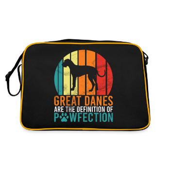 Great Dane Gifts - Retro Bag - black/gold - Back